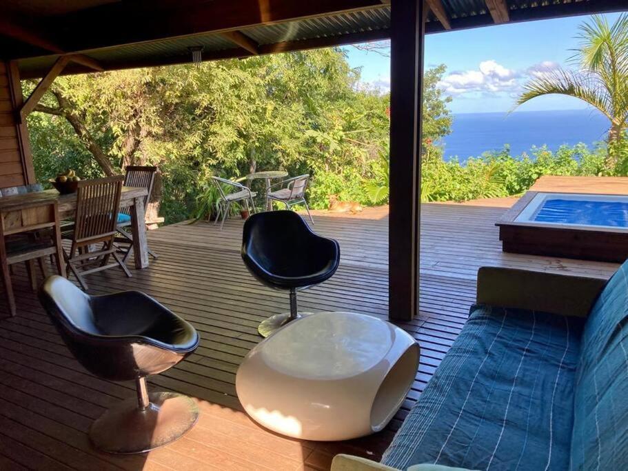 Cottage Chaleureux Avec Vue Mer Et Piscine Сен-Лё Экстерьер фото
