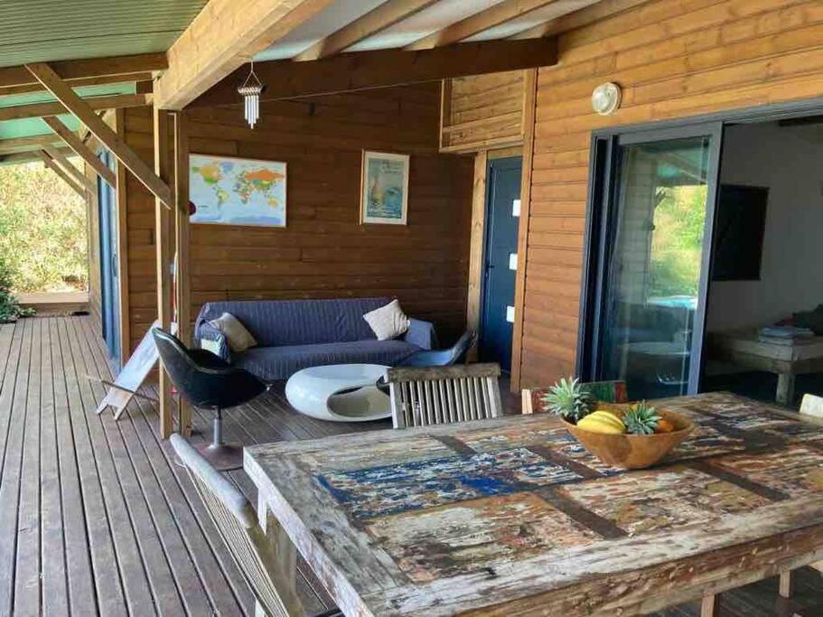 Cottage Chaleureux Avec Vue Mer Et Piscine Сен-Лё Экстерьер фото