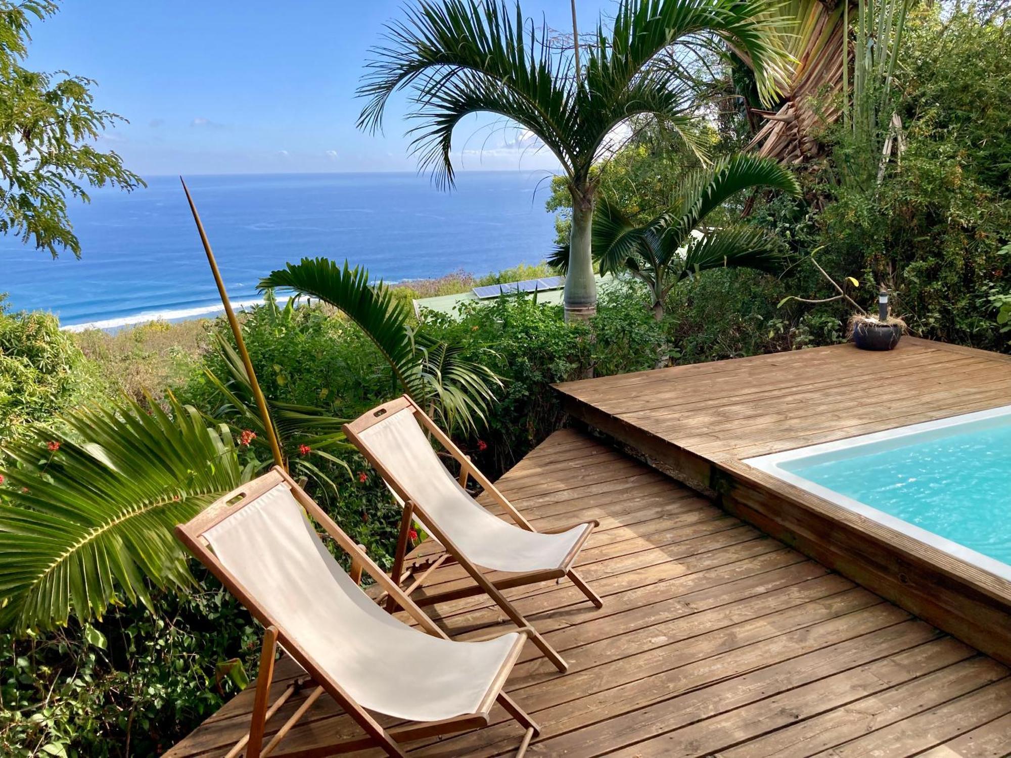 Cottage Chaleureux Avec Vue Mer Et Piscine Сен-Лё Экстерьер фото