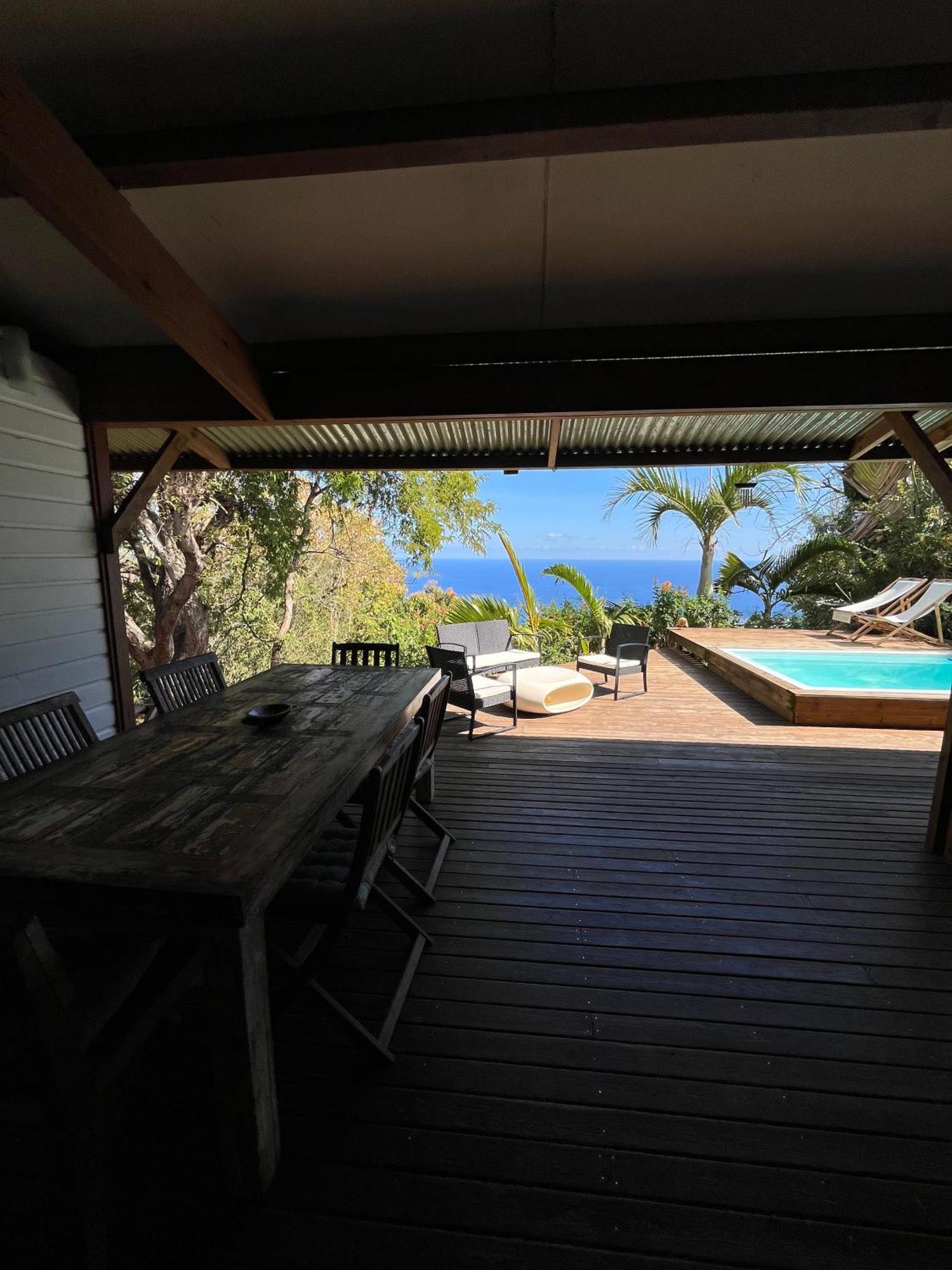 Cottage Chaleureux Avec Vue Mer Et Piscine Сен-Лё Экстерьер фото