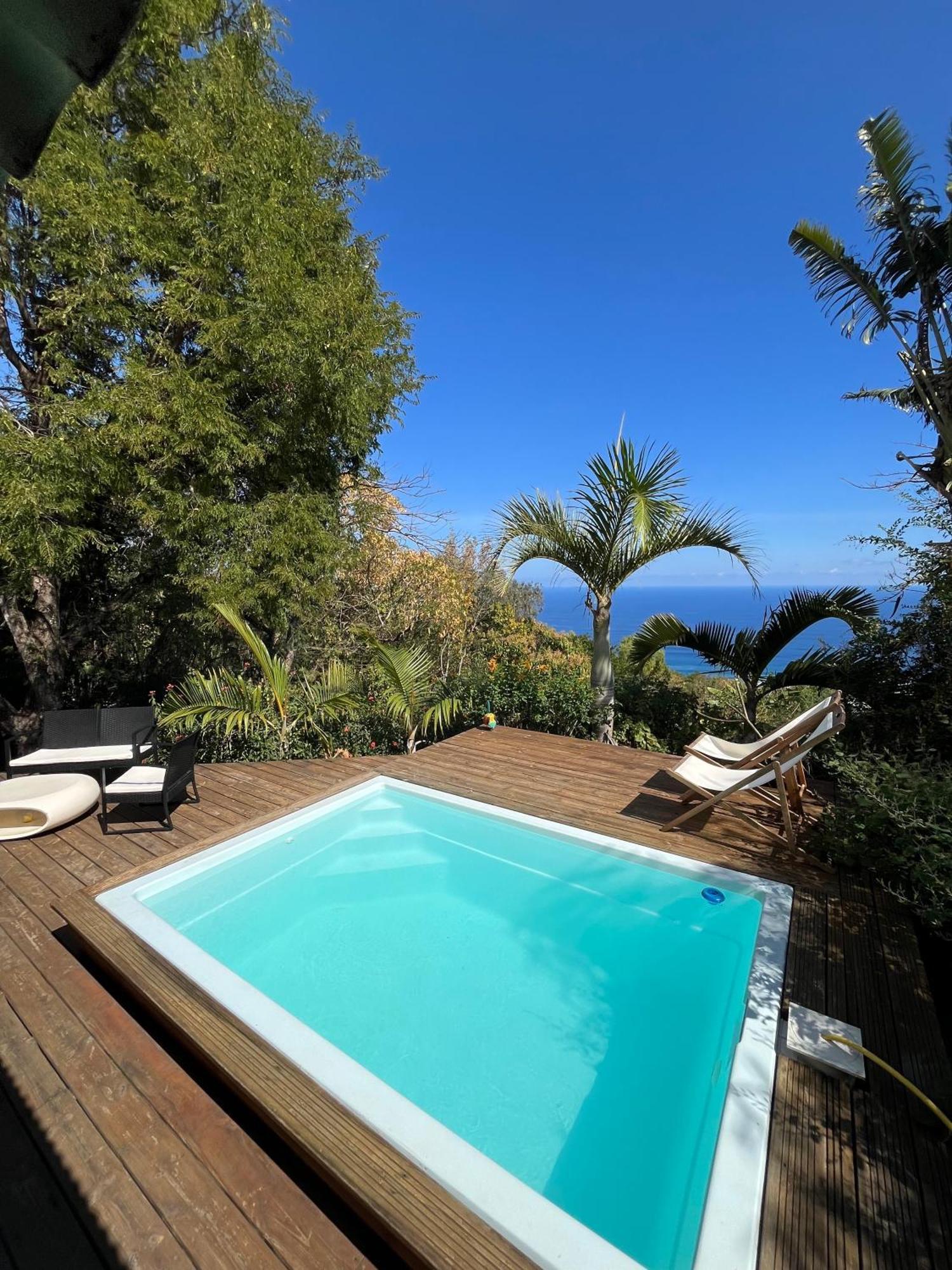 Cottage Chaleureux Avec Vue Mer Et Piscine Сен-Лё Экстерьер фото
