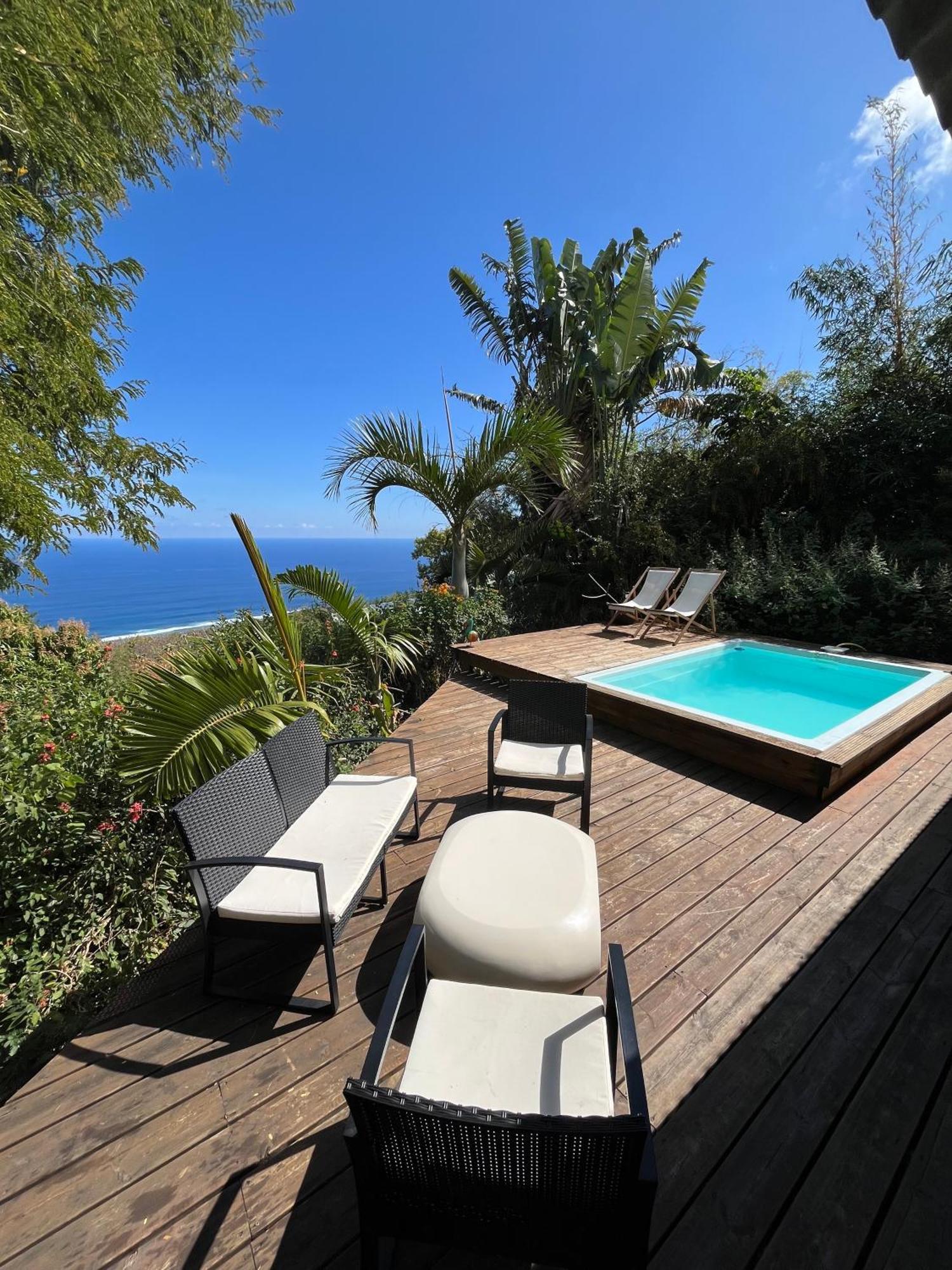 Cottage Chaleureux Avec Vue Mer Et Piscine Сен-Лё Экстерьер фото